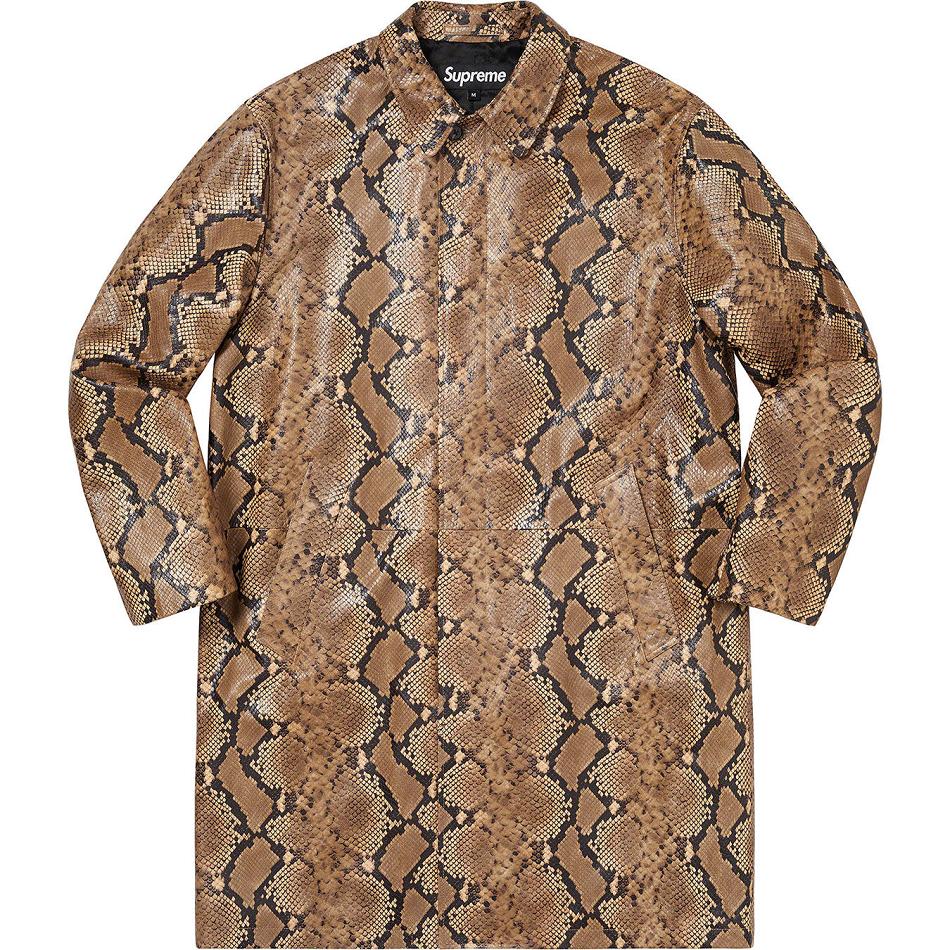 Bundy Supreme Læder Snake Trench Hnědé | CZ139VD