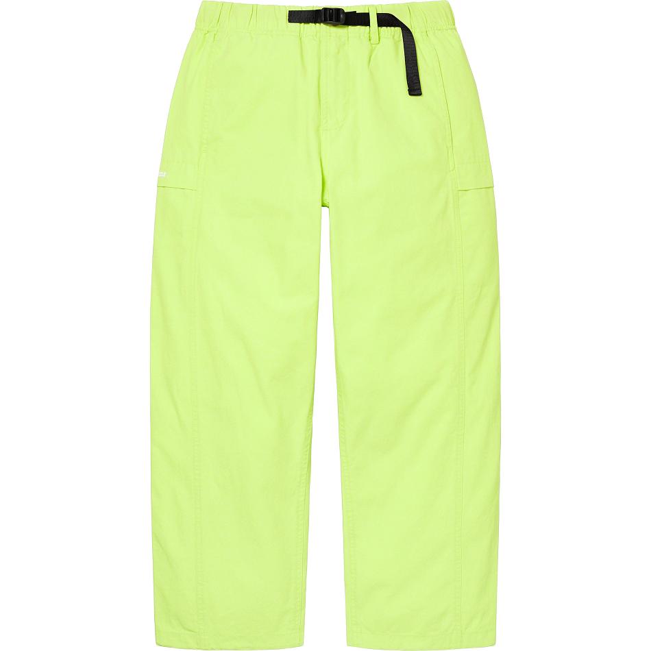 Kalhoty Supreme Belted Trailové Pant Zelene | CZ175UT