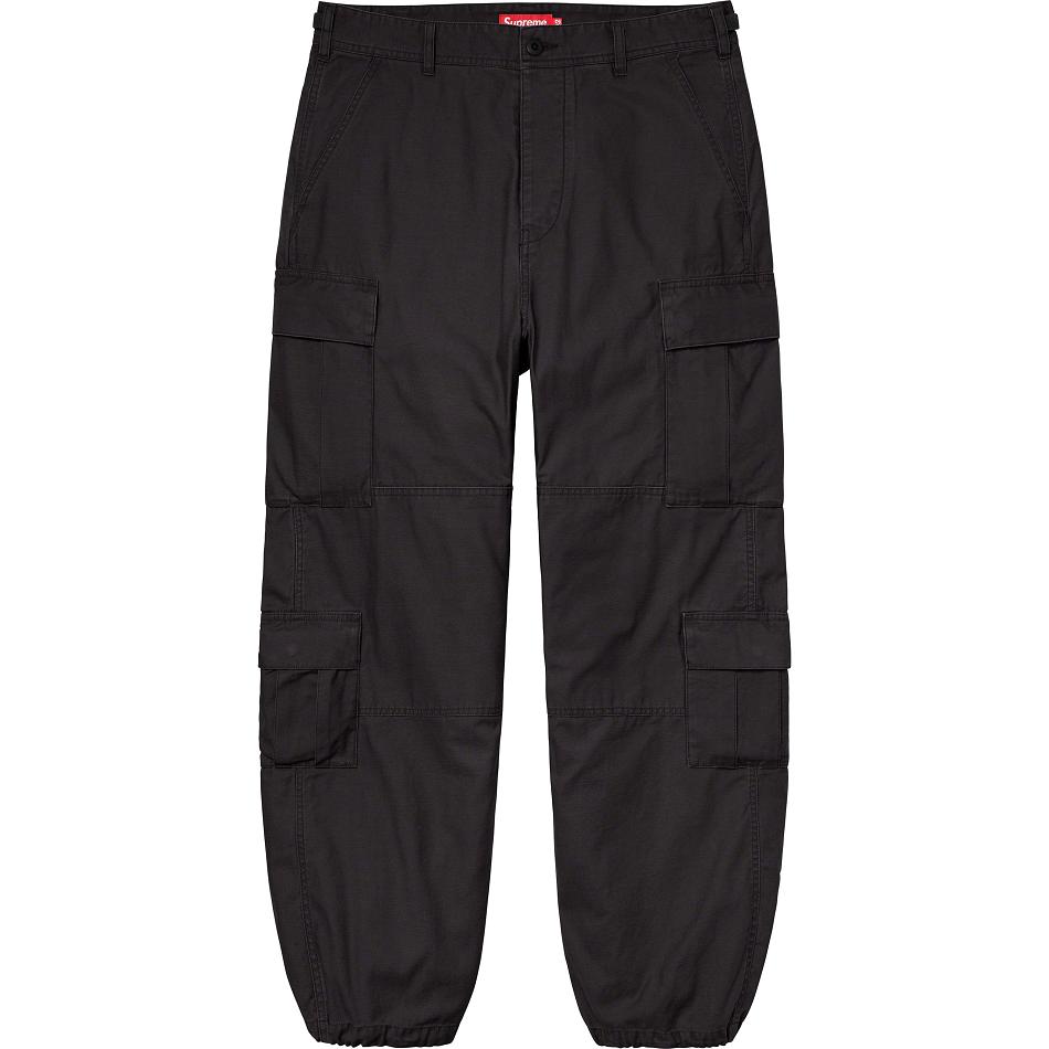 Kalhoty Supreme Cargo Pant Černé | CZ195QZ