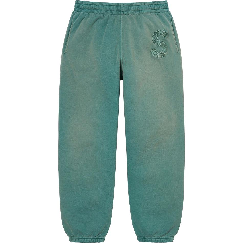 Kalhoty Supreme Overdyed S Logo Sweatpant Aqua | CZ187LH