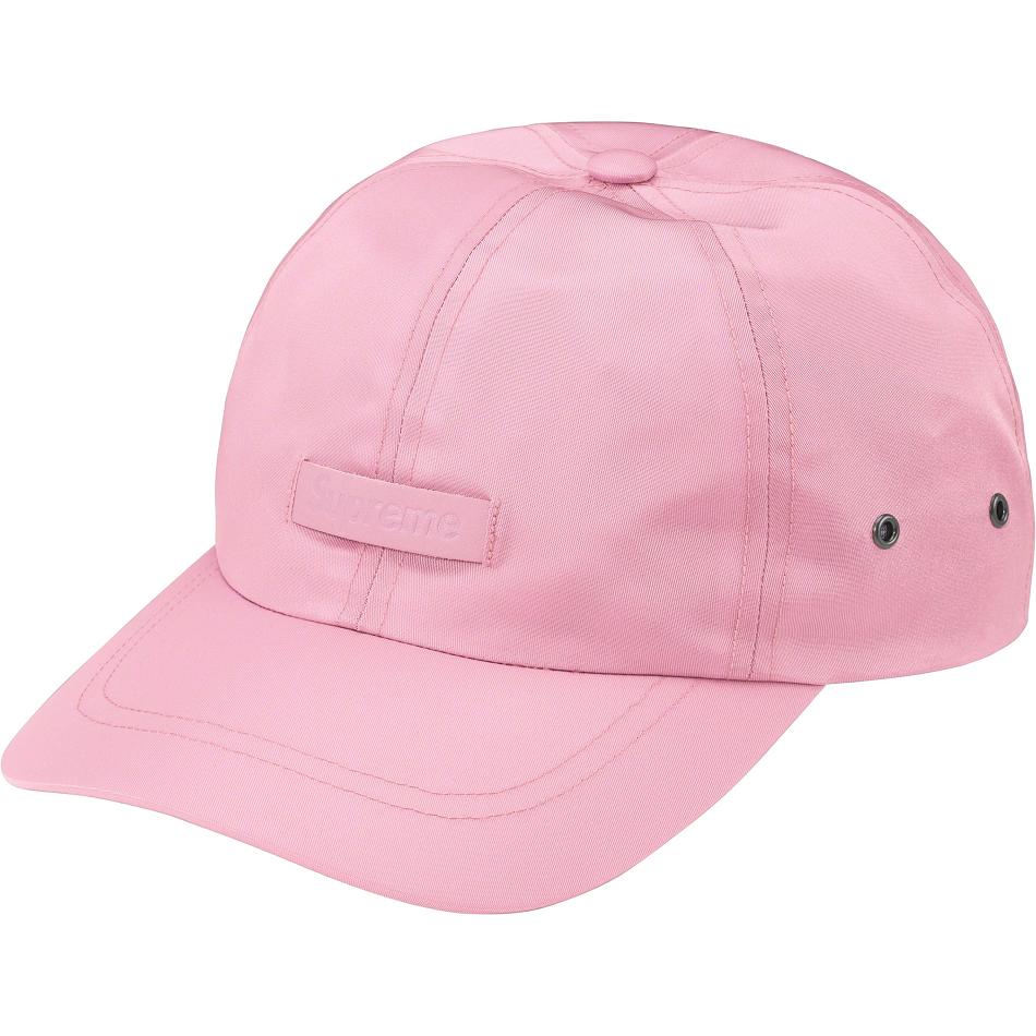 Klobouky Supreme Læder Patch 6-Panel Růžové | CZ468FM