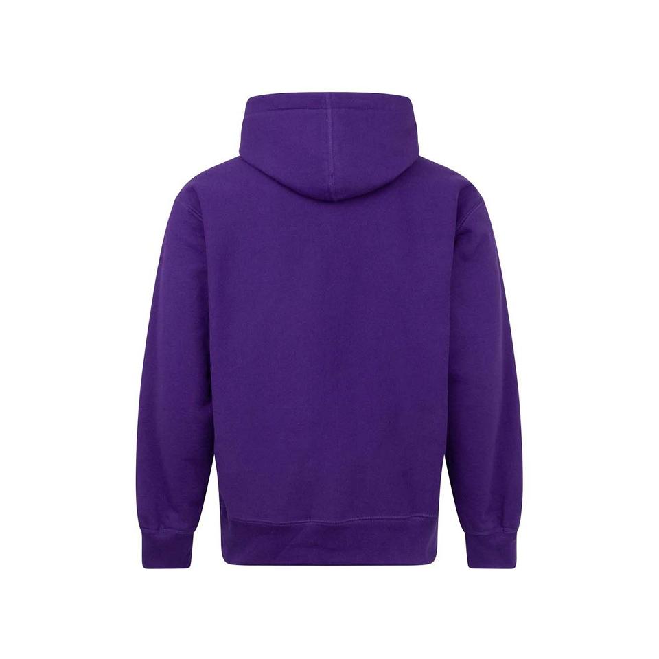 Mikiny S Kapucí Supreme Cross Box Logo Fialové | CZ106HK