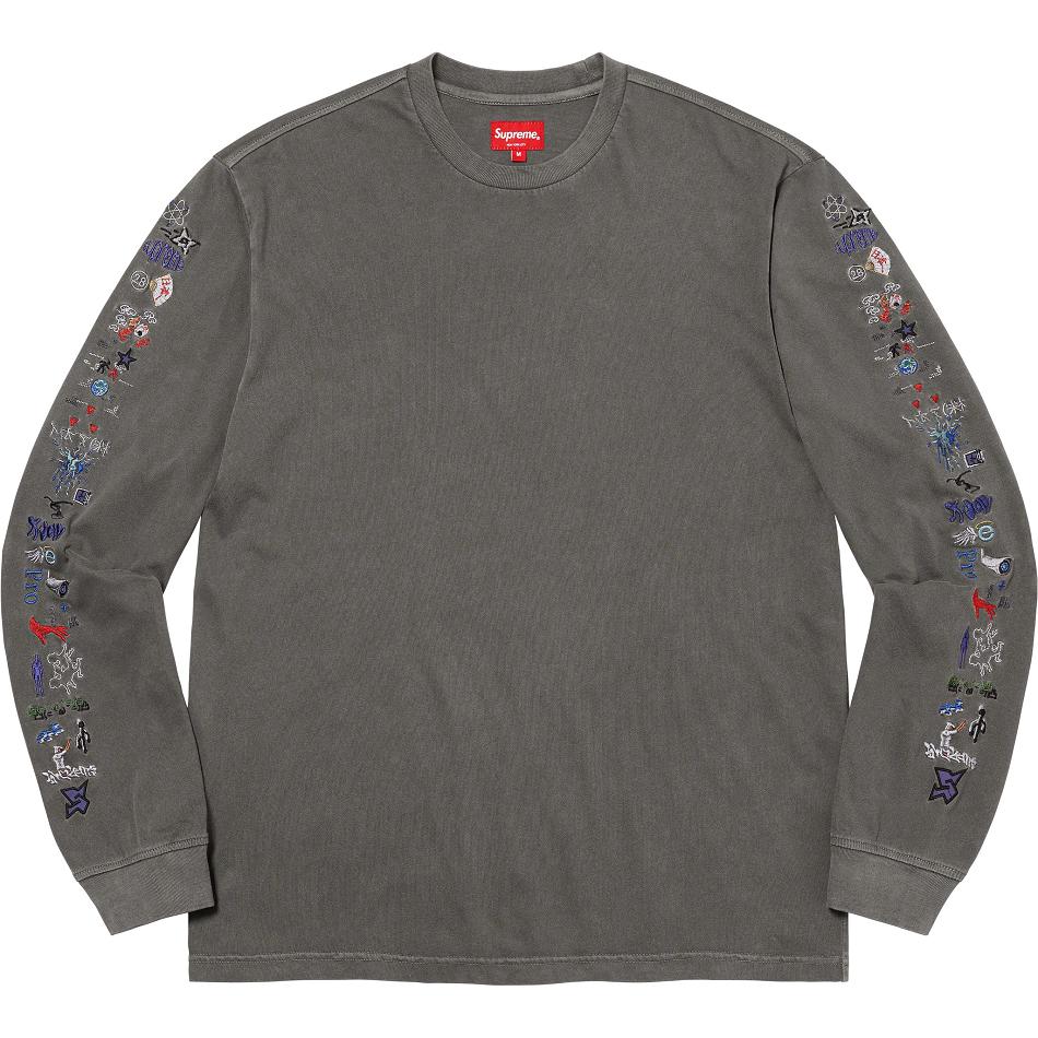 Svetry Supreme AOI Icons L/S Top Černé | CZ279UT