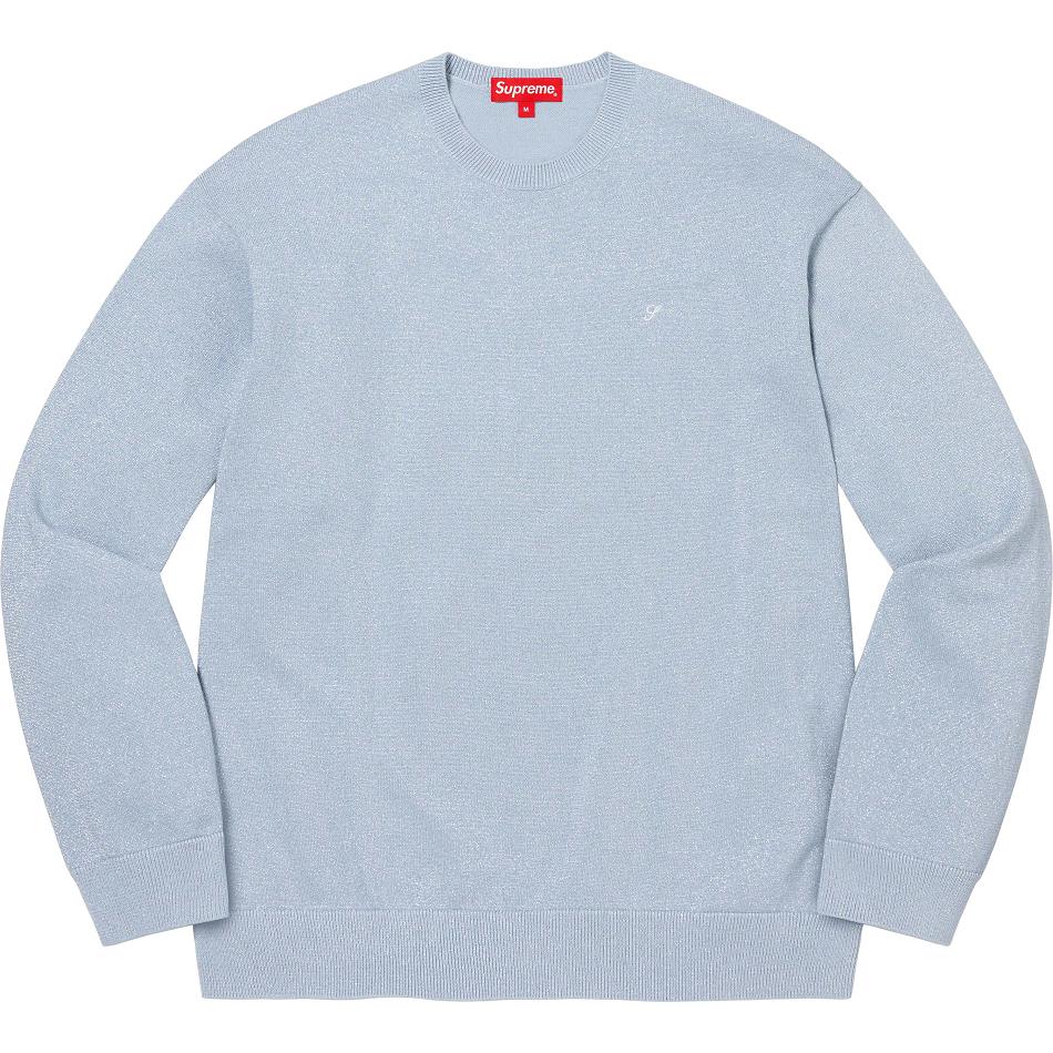 Svetry Supreme Metallic L/S Top Tyrkysové | CZ257AP