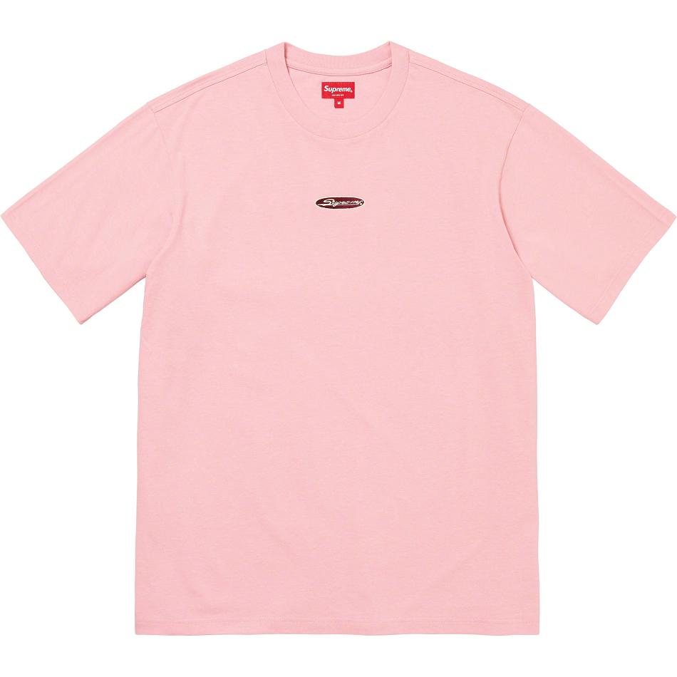 Svetry Supreme Oval Logo S/S Top Růžové | CZ256PQ