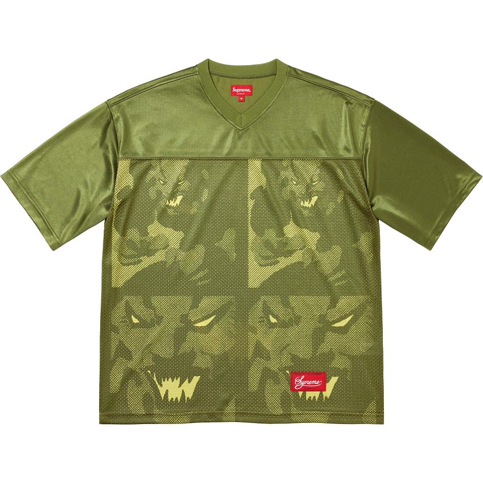 Svetry Supreme Ronin Football Jersey Olivy Zelené | CZ285DN
