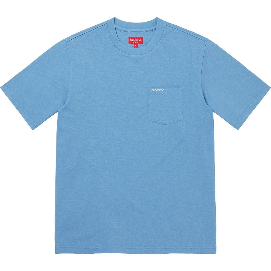 Svetry Supreme S/S Pocket Tee Tyrkysové | CZ275EX