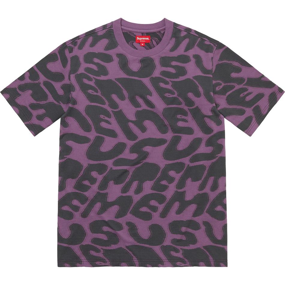 Svetry Supreme Stacked Intarsia S/S Top Fialové | CZ282PQ