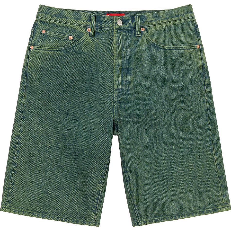 Šortky Supreme Baggy Denim Zelene | CZ233DN