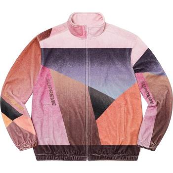 Bundy Supreme Geo Velour Track Růžové | CZ140BC