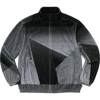 Bundy Supreme Geo Velour Track Černé | CZ141NB