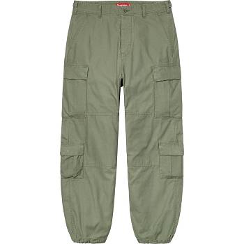 Kalhoty Supreme Cargo Pant Olivy Zelené | CZ194MA