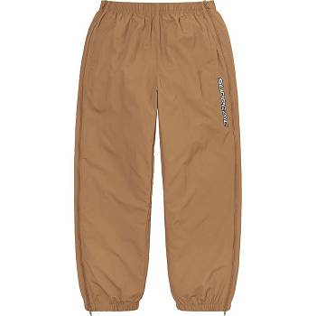 Kalhoty Supreme Full Zip Baggy Warm Up Pant Hnědé | CZ158HK