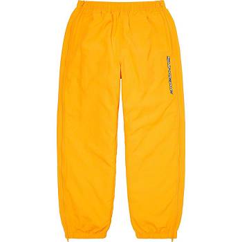 Kalhoty Supreme Full Zip Baggy Warm Up Pant Žluté | CZ162ZG