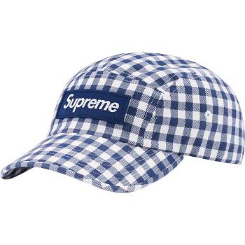 Klobouky Supreme Gingham Camp Cap Blankyt | CZ476CE