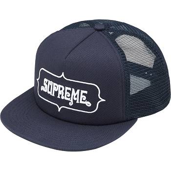 Klobouky Supreme Highest Mesh Back 5-Panel Tmavě Blankyt | CZ459TV