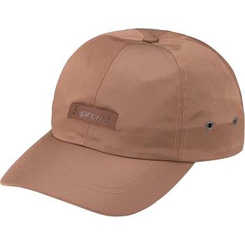 Klobouky Supreme Læder Patch 6-Panel Hnědé | CZ469GL