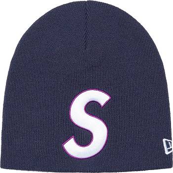 Klobouky Supreme New Era® S Logo Beanie Blankyt | CZ442FM