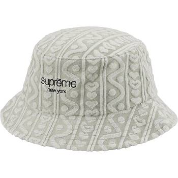 Klobouky Supreme Terry Pattern Crusher Šedé | CZ451VD
