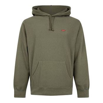 Mikiny S Kapucí Supreme Small Box Zelene | CZ125OR