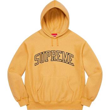 Mikiny Supreme Glitter Arc S Kapucí Zlaté | CZ294CE