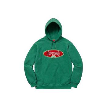 Mikiny Supreme Reverse Fleece S Kapucí Zelene | CZ331UT