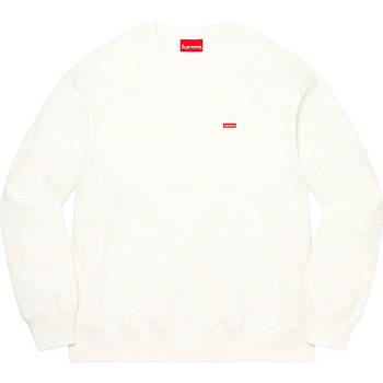 Mikiny Supreme Small Box Crewneck Bílé | CZ308PQ