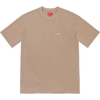 Svetry Supreme S/S Pocket Tee Hnědožlutý | CZ274WY