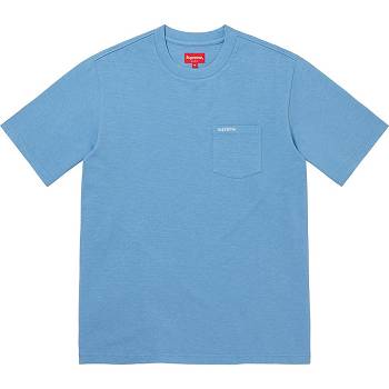 Svetry Supreme S/S Pocket Tee Tyrkysové | CZ275EX