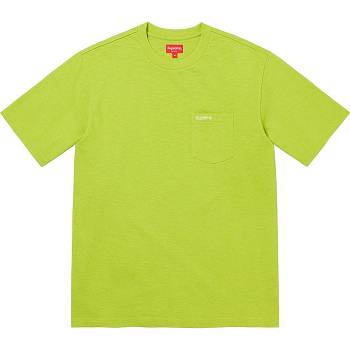 Svetry Supreme S/S Pocket Tee Zelene | CZ270BC