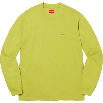 Svetry Supreme Small Box L/S Tee Zelene | CZ245NB