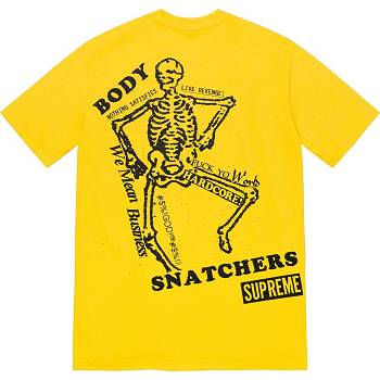 Tričko Supreme Body Snatchers Tee Žluté | CZ348BC