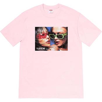 Tričko Supreme Eyewear Tee Růžové | CZ366HK