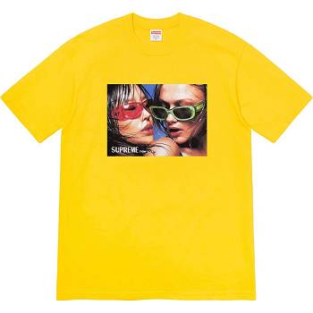 Tričko Supreme Eyewear Tee Žluté | CZ367JJ