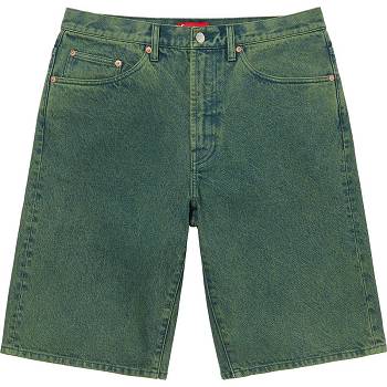 Šortky Supreme Baggy Denim Zelene | CZ233DN