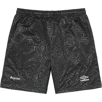 Šortky Supreme Jacquard Animal Print Soccer Černé | CZ230PQ