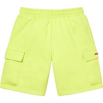 Šortky Supreme Small Box Baggy Cargo Sweat Mátově Zelená | CZ221QZ